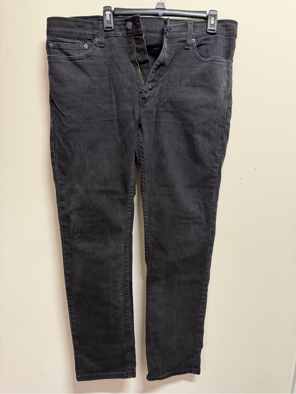 Levi Strauss Men's Black Slim Jeans 36/32
